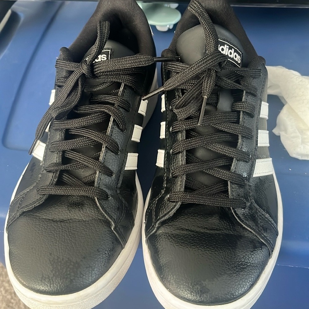 Black and White Adidas
